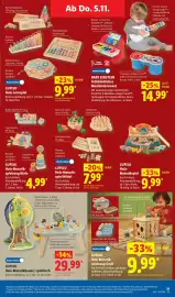 Lidl Prospekt woche 45 Seite 21: LUPILU Holz-Motorikbaum/-spieltisch €29,99, LUPILU Holz-Motorikspiel Mittel €7,99