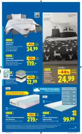Lidl Prospekt woche 45 Seite 23: BIERBAUM Feinbiber-Bettwäsche €24,99, FAN 7-Zonen-Tonnentaschenfederkern-Matratze €219,00