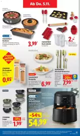 Lidl Prospekt woche 45 Seite 25: TOGNANA Schale €1,99, SILVERCREST Pastateller €6,99