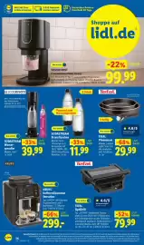 Lidl Prospekt woche 45 Seite 28: SODASTREAM Ersatzflaschen €11,99, TEFAL OptiGrill €79,99