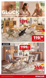 Segmüller Prospekt Seite 12: Esstisch €1.299,00, Stuhl €349,00