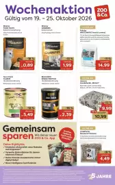 Zoo & Co Prospekt woche 43 Seite 1: BELCANDO SINGLE PROTEIN HUHN €2,39, Terra Canis CLASSIC Hundenessnahrung €5,49