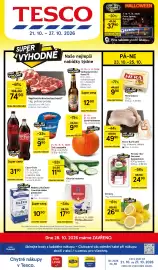 Tesco leták týden 43 Strana 1: Tesco Kuře celé €49,90, Growers Harvest hroznové révy červené bezpeckové €24,90