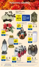 Tesco leták týden 43 Strana 28: Hřbitovní svíčky S414* €66,90, Hříbitovní svíčky €69,90