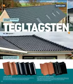 XL-BYG tilbudsavis Side 3: 1. PÅ BILLEDET VISES FARVEN SKIFERGRÅ NORDLAND® TEGLTAGSTEN V. Meyer/s 2. PÅ BILLEDET VISES