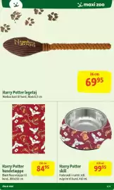 Maxi Zoo tilbudsavis Side 3: Harry Potter hundetæppe €84,95, Harry Potter skål €99,95