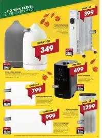 Punkt1 tilbudsavis Side 13: Point olieradiator €399,00, Point aroma diffuser €349,00