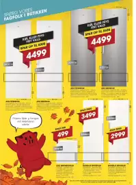 Punkt1 tilbudsavis Side 7: Gorenje fryseskab €3.499,00, AEG fryseskab €9.999,00