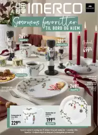 Imerco tilbudsavis Side 1: Hammershøi Jul krus 2026 €229,95, Hammershøi Jul tallerken €199,95