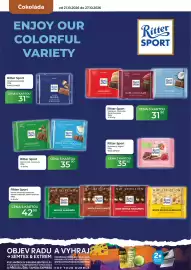 Tamda Foods leták týden 43 Strana 34: Ritter Sport Alpine milk, Hazelnuts €35,90, Ritter Sport tabulková čokoláda €31,90