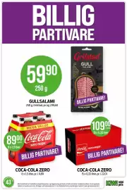 Kiwi kundeavis uke 43 Side 12: GULLSALAMI €59,90, COCA-COLA ZERO €89,00