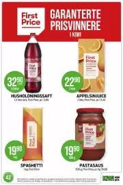 Kiwi kundeavis uke 43 Side 22: SPAGHETTI €19,90, APPELSINJUICE €22,90