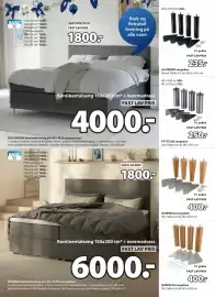 JYSK kundeavis Side 20: NAKKELVA sengeben €400,00, PYTTELVA sengeben €250,00
