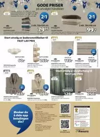 JYSK kundeavis Side 23: KARLSTAD håndkle €79,95, HAGUDA kurvstativ €265,00