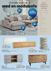 JYSK kundeavis Side 5: LIMFJORDEN TV-benk, SANDBY skjenk €3.500,00