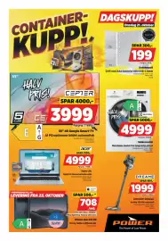 POWER kundeavis uke 43 Side 1: IPhone Duo 256 GB €708,00, Sminkespeil €199,00