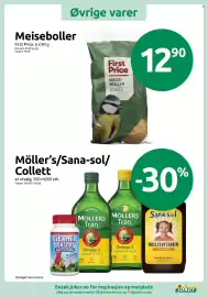 Joker kundeavis uke 43 Side 9: Möller's/Sana-sol/Collett, First Price Meiseboller €12,90