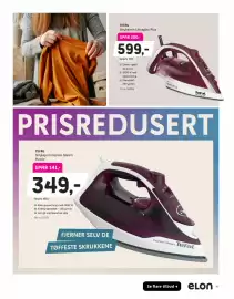 ELON kundeavis Side 11: Tefal Strykejern Ultragliss Plus €599,00, Tefal Strykejern Express Steam Purple €349,00