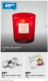 Biltema kundeavis Side 12: Telys av stearin €59,90, Store telys av parafin €34,90