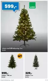 Biltema kundeavis Side 17: Juletre €999,00, Juletre, 2 m €329,00