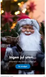 Biltema kundeavis Side 7: Ingen jul uten... Vi har nisser i alle størrelser og fasonger. Se utvalget Julepynt/julebelysning