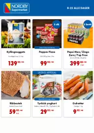 Nordby Supermarket kundeavis uke 43 Side 2: Pepsi Max/Zingo Zero/7up Free €399,00, Salakis Tyrkisk yoghurt €29,95