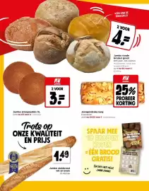 Jumbo folder week 43 Pagina 2: Jumbo stokbrood €1,49, Jonagoldcake lang €4,13
