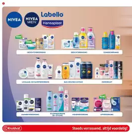 Kruidvat folder Pagina 2: 2 NIVEA NIVEA MEN MIVEA MEN HALSEN Kruidvat NIEUW! bij Kruidvat CELLULA soft NIEUW! bij Kruidvat