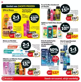Kruidvat folder Pagina 26: Oral-b elektrische tandenborstel en opzetborstel stitch €12,50, Tahiti en Tahiti Men douche €10,00