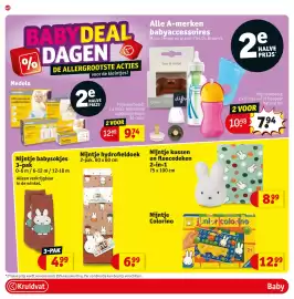 Kruidvat folder Pagina 46: Nijntje hydrofieldoek €6,99, Babyaccessoires €7,94