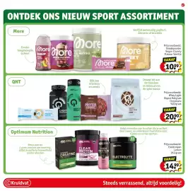 Kruidvat folder Pagina 55: Electrolyten Lemon €14,99, More Smaakpoeder Vegan Chunky Flavour Vanille €10,99