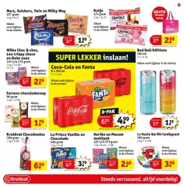 Kruidvat folder Pagina 63: Haribo en Maoam multipak €2,49, Coca-Cola en Fanta €4,99