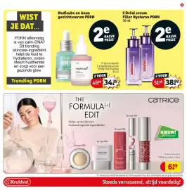 Kruidvat folder Pagina 9: L'Oréal serum Filler Hyaluron PDRN €38,99, PDRN Glow Multi Stick €6,99