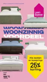 Leen Bakker folder week 43 Pagina 1: Alle bedden en boxsprings