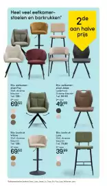 Leen Bakker folder week 43 Pagina 11: Eetkamerstoel jesse €49,99, Eetkamer-stoel Fay €69,50
