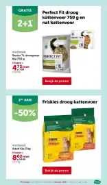 AVEVE folder Pagina 13: Friskies droog kattenvoer €8,02, Perfect Fit droog kattenvoer €4,73