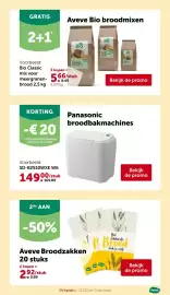 AVEVE folder Pagina 2: Panasonic broodbakmachines €149,00, Aveve Bio broodmixen €5,66