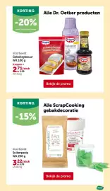 AVEVE folder Pagina 8: Gebaksglazuur €2,71, Suikerpasta €3,22