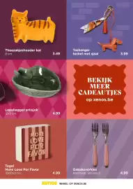 Xenos folder Pagina 17: Gebaksvorkjes €4,99, Tegel More Love Por Favor €4,99