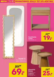 Xenos folder week 43 Pagina 4: Bijzettafel Rondo €25,00, Nachtkastje Celine €19,00