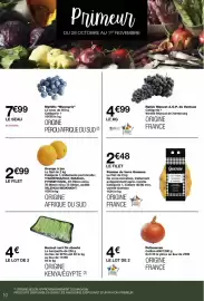 Catalogue Monoprix page 10: Orange à jus €2,99, Potimarron €4,00