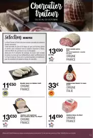 Catalogue Monoprix page 13: Villani Jambon San Daniel €33,00, Le Foué Jambon cuit supérieur €13,50