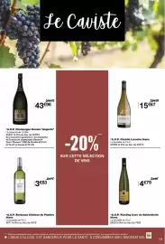 Catalogue Monoprix page 19: Laroche Chablis €15,67, Devaux Champagne Augusta €43,96