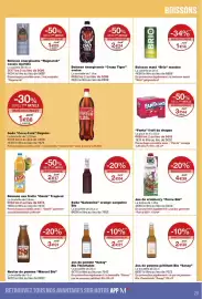 Catalogue Monoprix page 23: Force Bio Jus de cranberry €4,39, Brio Boisson maté menthe €1,14