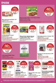 Catalogue Monoprix page 28: Pukka Infusion détox fruits rouges €4,03, LU Mini roulés chocolat Pépito €2,02