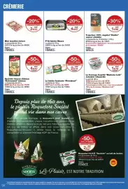 Catalogue Monoprix page 32: Violife Tranches végétal €1,86, P'tit Sainte-Maure €4,87