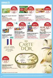 Catalogue Monoprix page 36: Bonduelle Poêlée parisienne €3,47, Findus Burger pané €3,62