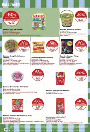 Catalogue Monoprix page 4: Lutti Bonbons Vampires fizz €1,91, Lutti Bonbons Bubblizz Fizz Mini €1,32