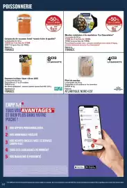 Catalogue Monoprix page 42: Carpaccio Fumé Carpaccio de saumon fumé €6,74, MOWI Saumon traiteur €8,49