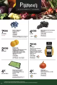 Catalogue Monop' page 10: Orange à jus €2,99, Haricot vert fin ébou €4,00